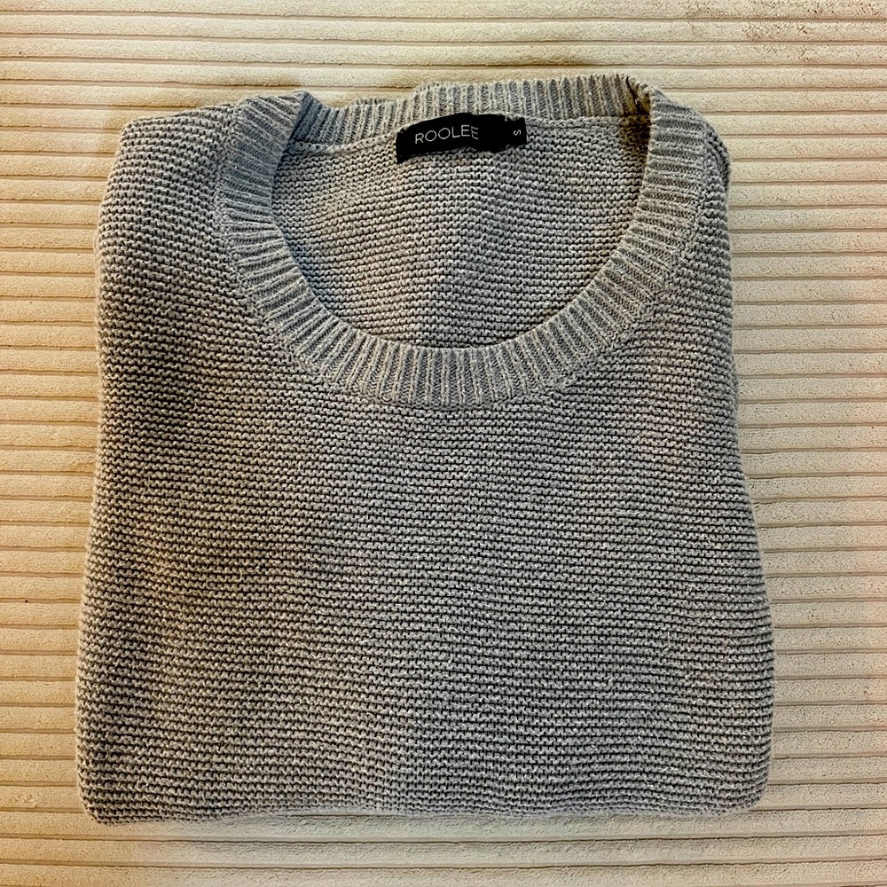 ROOLEE Knit Sweater Heather Grey